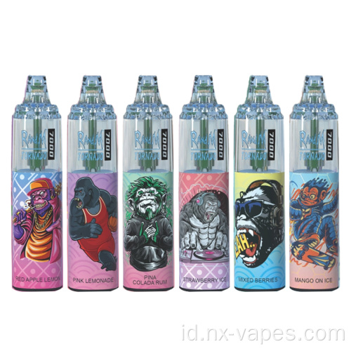 RANDM 7000PUFFS Perangkat pod e-rokok sekali pakai